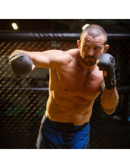 Rękawice mmasparingowe m - black master - valor series