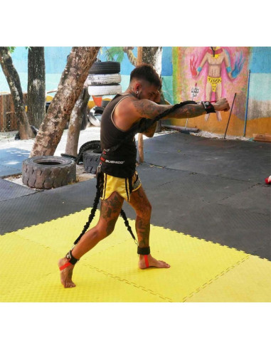 P4 - zestaw gum treningowych do boksu i kickboxingu  - ręce + nogi