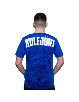 Koszulka kolejorz semper fidelis niebieska l 2