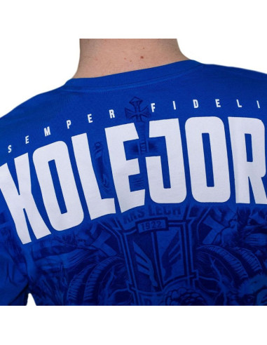 Koszulka kolejorz semper fidelis niebieska l
