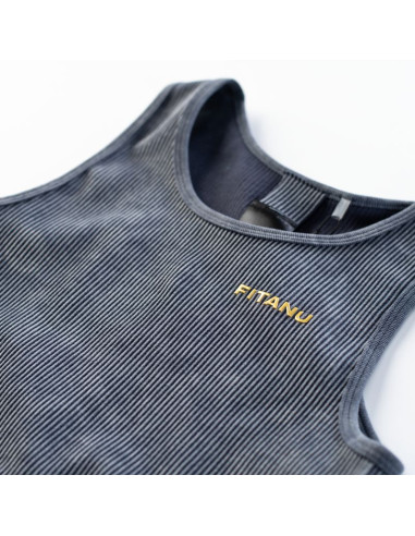 Damska koszulka bez rękawów fit seamless top