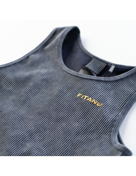 Damska koszulka bez rękawów fit seamless top