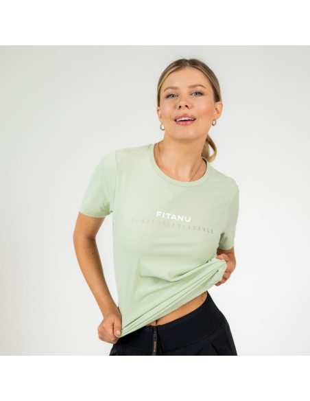 Damska koszulka z krótkim rękawem ferra w