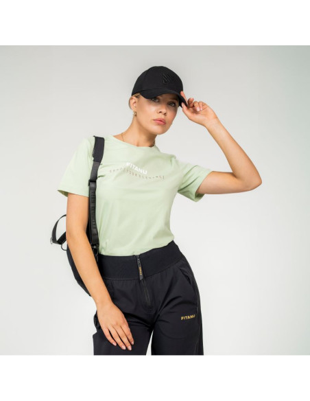 Damska koszulka z krótkim rękawem ferra w