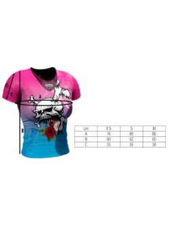 Koszulka treningowa damska mfc "roses" 2