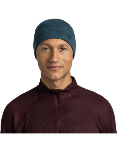 Czapka buff merino midweight beanie melange tourmaline