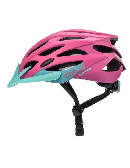 Kask rowerowy meteor ovlo l 58-61 cm różowy
