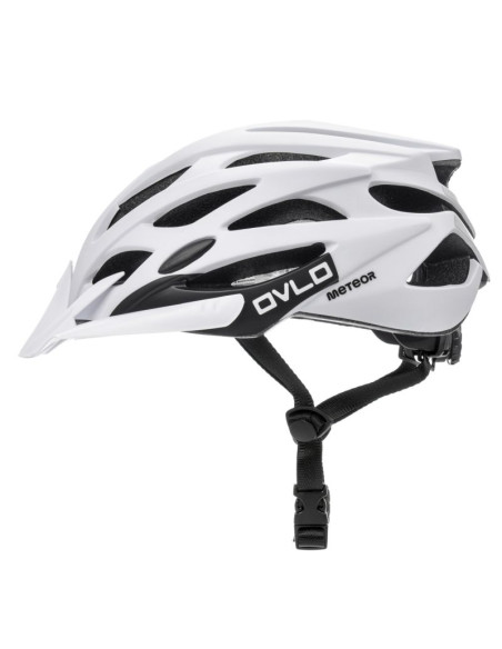 Kask rowerowy meteor ovlo l 58-61 cm biały