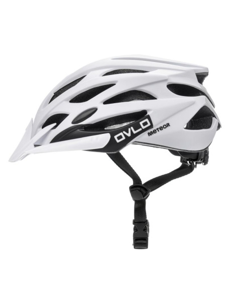 Kask rowerowy meteor ovlo l 58-61 cm biały