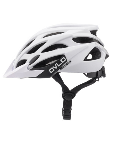 Kask rowerowy meteor ovlo l 58-61 cm biały