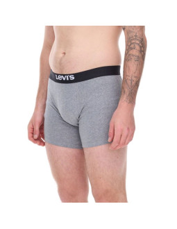 Levi's boxers 3-pack bokserki majtki męskie szare bawełna