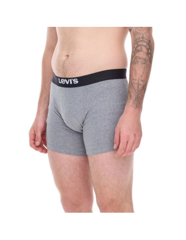 Levi's boxers 3-pack bokserki majtki męskie szare bawełna
