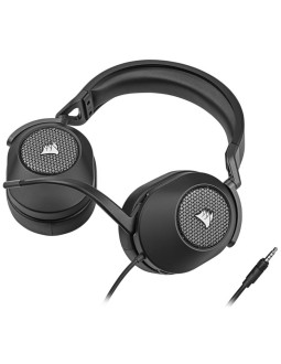 Corsair hs65 surround zestaw słuchawkowy przewodowa ręczny gaming węgiel 2