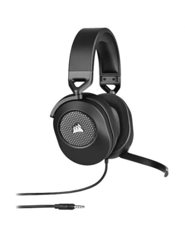 Corsair hs65 surround zestaw słuchawkowy przewodowa ręczny gaming węgiel
