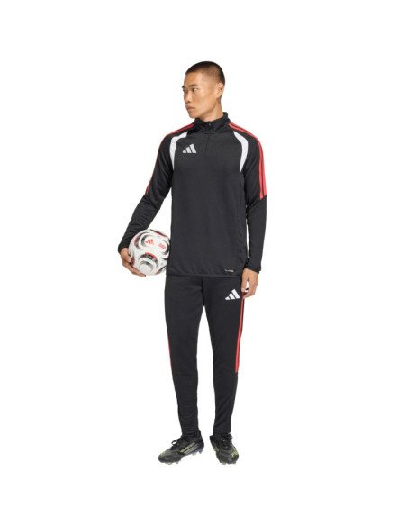 Bluza męska adidas tiro 26 league training top czarno-biało-czerwona jy9697