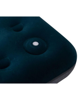 Materac flokowany 2-osobowy z wbudowaną pompką nożną 191x137x22cm 24131 2