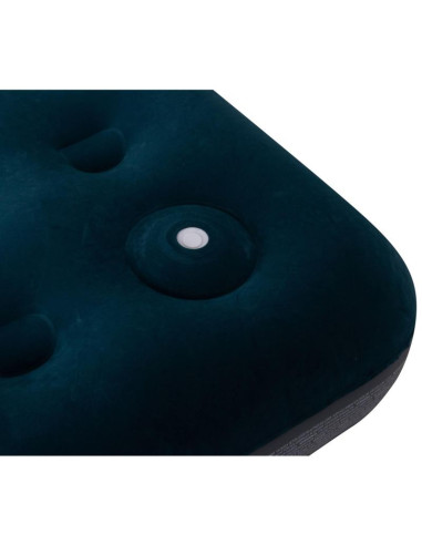 Materac flokowany 2-osobowy z wbudowaną pompką nożną 191x137x22cm 24131