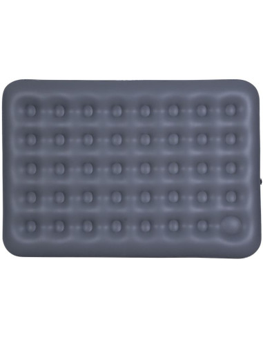 Materac flokowany 2-osobowy z wbudowaną pompką nożną 191x137x22cm 24131