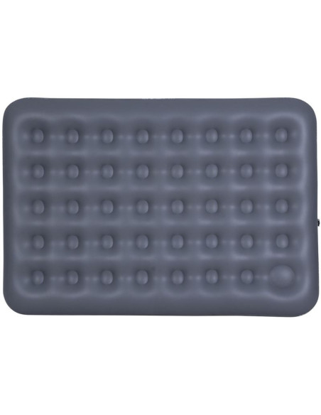 Materac flokowany 2-osobowy z wbudowaną pompką nożną 191x137x22cm 24131