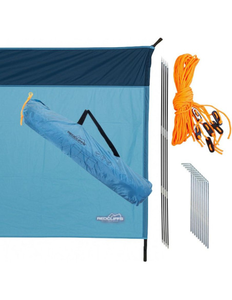 Parawan plażowy 5x1,4m w pokrowcu redcliffs