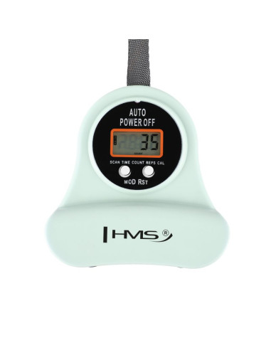 Hula hop hms hhm13 z magnesami, obciążeniem i licznikiem zielony