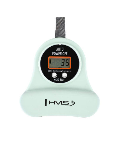 Hula hop hms hhm13 z magnesami, obciążeniem i licznikiem zielony