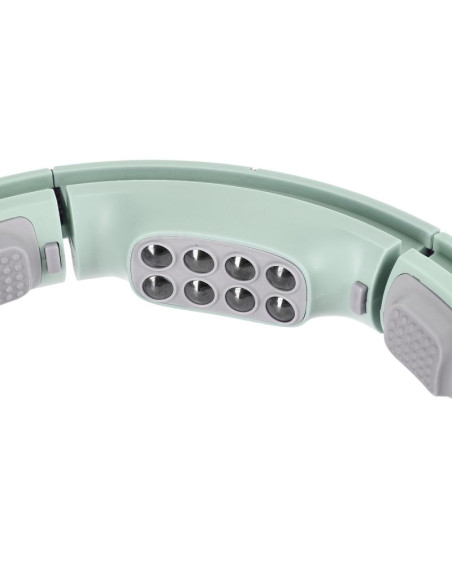 Hula hop hms hhm13 z magnesami, obciążeniem i licznikiem zielony