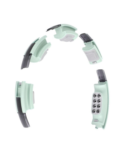 Hula hop hms hhm13 z magnesami, obciążeniem i licznikiem zielony