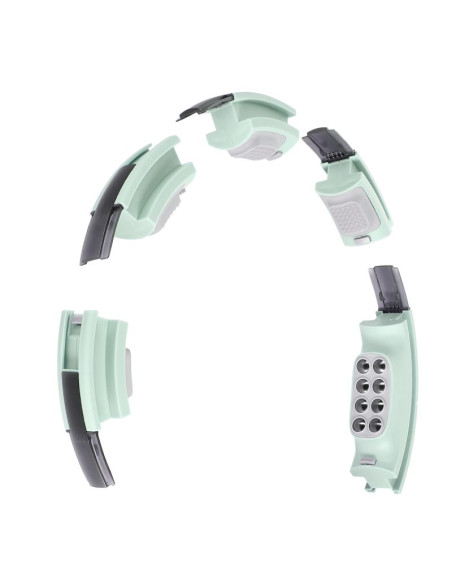 Hula hop hms hhm13 z magnesami, obciążeniem i licznikiem zielony