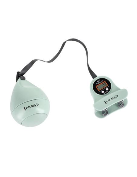 Hula hop hms hhm13 z magnesami, obciążeniem i licznikiem zielony