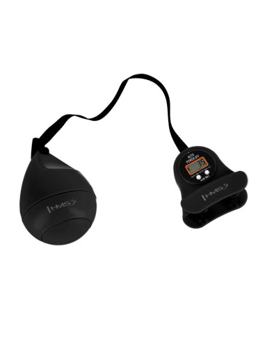 Hhm13 new hula hop black/gold z magnesami i obciążnikiem + licznik hms