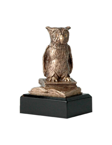 Figurka odlewana szkoła - sowa - nauka  rty630/br