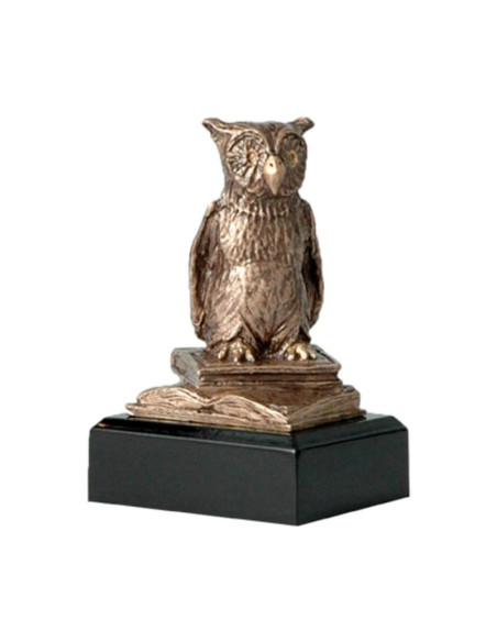 Figurka odlewana szkoła - sowa - nauka  rty630/br