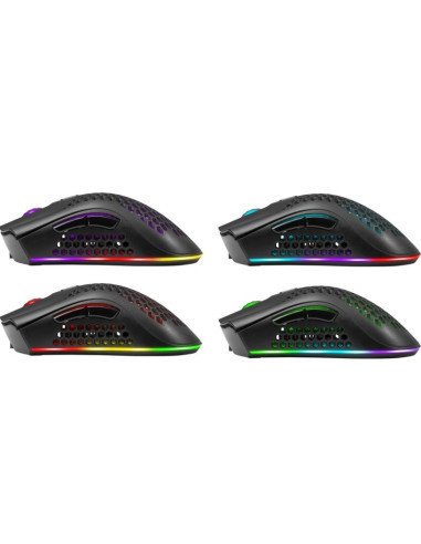 Defender mysz bezprzewodowa gm-709l warlock rf rgb 2400dpi 8p, 5 trybów podświetlenia, dziurowana 52709