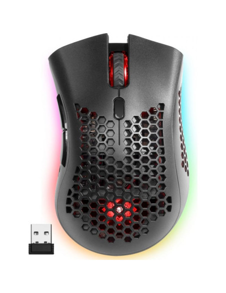 Defender mysz bezprzewodowa gm-709l warlock rf rgb 2400dpi 8p, 5 trybów podświetlenia, dziurowana 52709