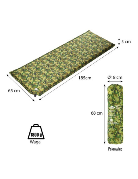 Mata samopompująca nils camp nc4050