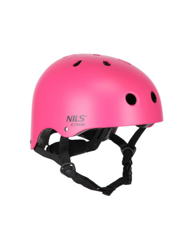 Mr290+h230 kask z ochraniaczami zestaw różowy rozm. m nils extreme