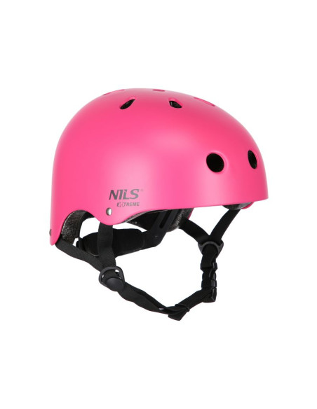 Mr290+h230 kask z ochraniaczami zestaw różowy rozm. m nils extreme