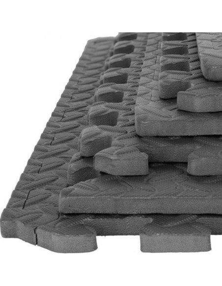 Mata puzzle pod sprzęt sportowy jasno-szary 9 elementów hms mp12