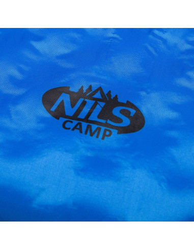 Mata samopompująca z poduszką nils camp nc4001 niebieska - 3.8 cm