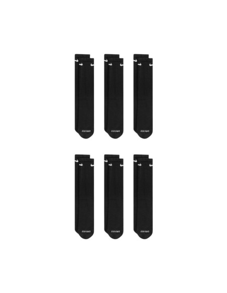 Skarpety nike everyday plus cush 6 par czarne sx6897 010