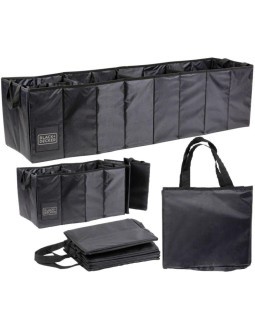 Organizer schowek 4 komory składany 110x30x30cm black + decker