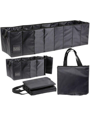Organizer schowek 4 komory składany 110x30x30cm black + decker