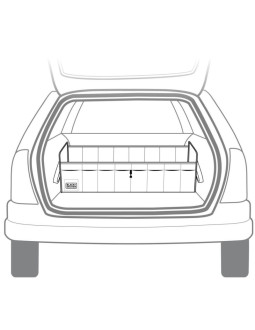 Organizer schowek 4 komory składany 110x30x30cm black + decker 2