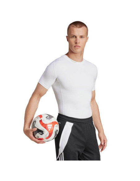 Koszulka męska adidas techfit short sleeve tee biała jp4675