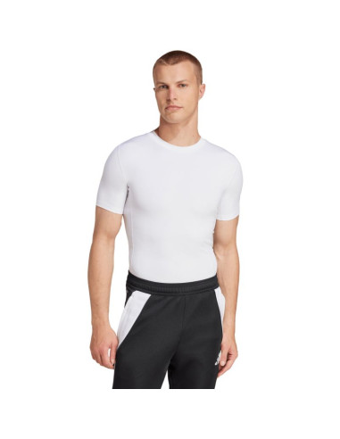 Koszulka męska adidas techfit short sleeve tee biała jp4675