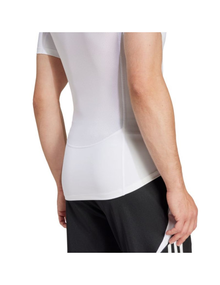 Koszulka męska adidas techfit short sleeve tee biała jp4675