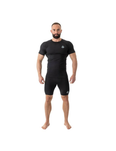 Spodenki kompresyjne mma (obcisłe)  vale tudo czarne cs - s