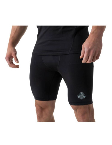 Spodenki kompresyjne mma (obcisłe)  vale tudo czarne cs - s