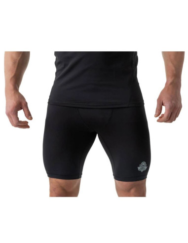 Spodenki kompresyjne mma (obcisłe)  vale tudo czarne cs - s